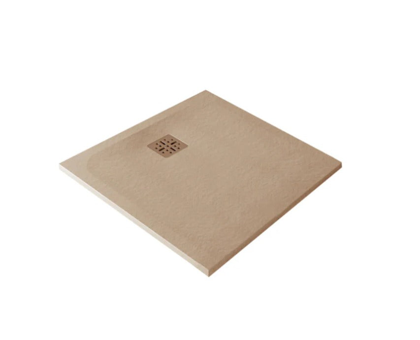 1200 x 1200 Pietra Shower Floor Rear Waste - Available in 4 colours