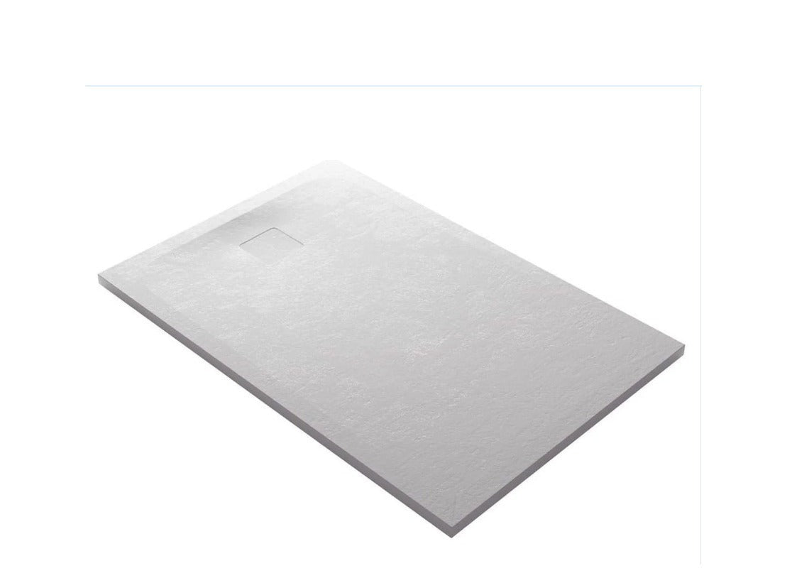 1000 x 1000 Cemento Shower Floor Rear Waste - Available in 4 colours