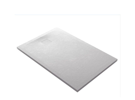 1000 x 1000 Cemento Shower Floor Rear Waste - Available in 4 colours