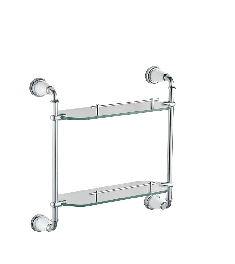 Sovereign Series Traditional Double Glass Shelf