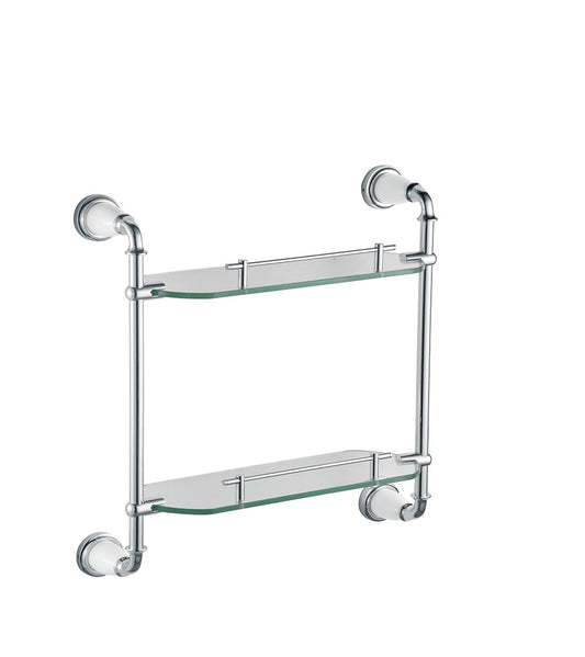 Sovereign Series Traditional Double Glass Shelf