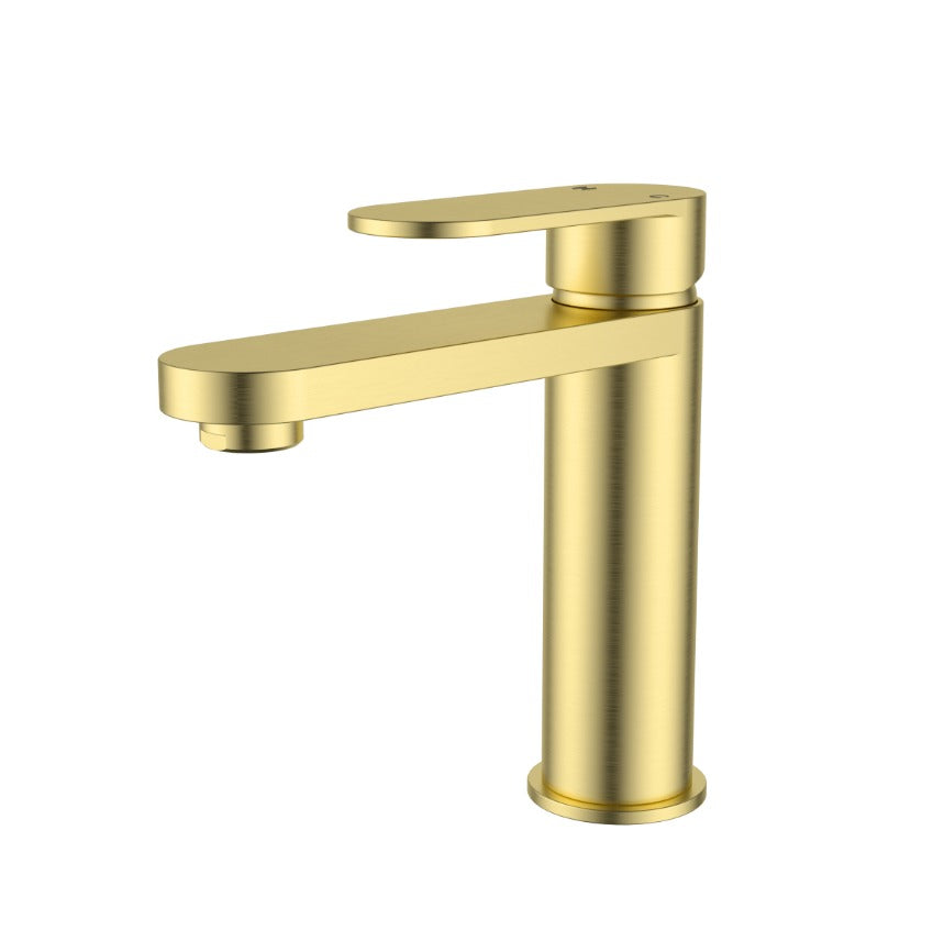ESORA Slimline Stainless Steel Short Basin Vanity Mixer - Available in 5 Colours