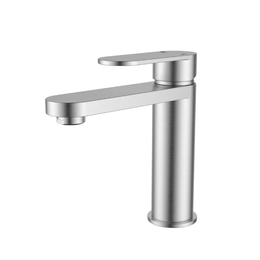 ESORA Slimline Stainless Steel Short Basin Vanity Mixer - Available in 5 Colours