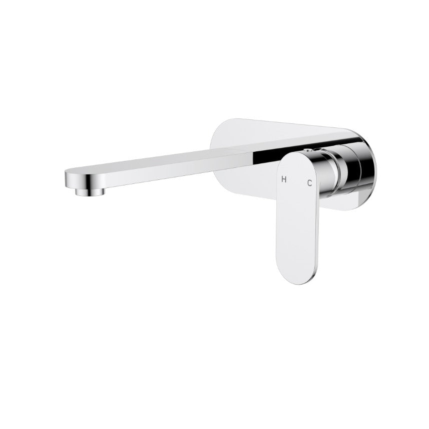 Esora  - Rounded Wall Basin Mixer - Available in 5 Colours
