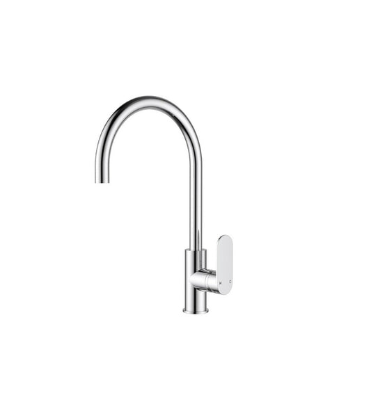 ESORA Slimline Stainless Steel Gooseneck Kitchen &/or Laundry Mixer - Available in 5 Colours