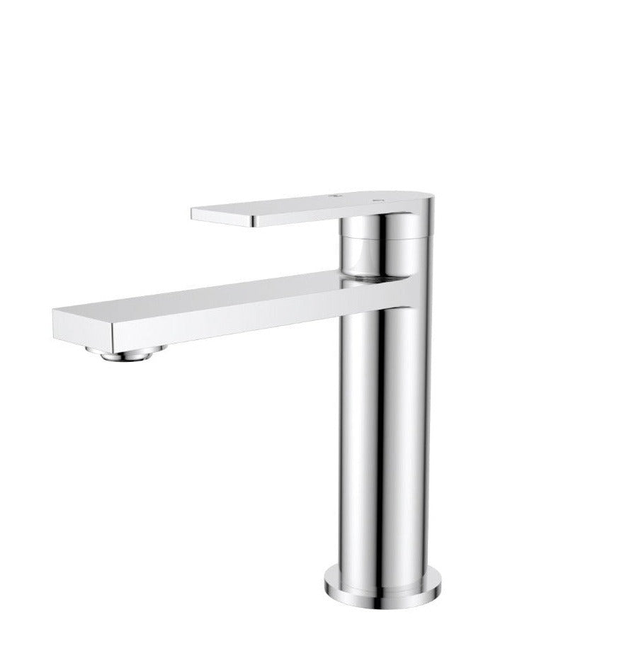 INDUSTRIE III  Slimline Short Basin Mixer - Available in 5 Colours