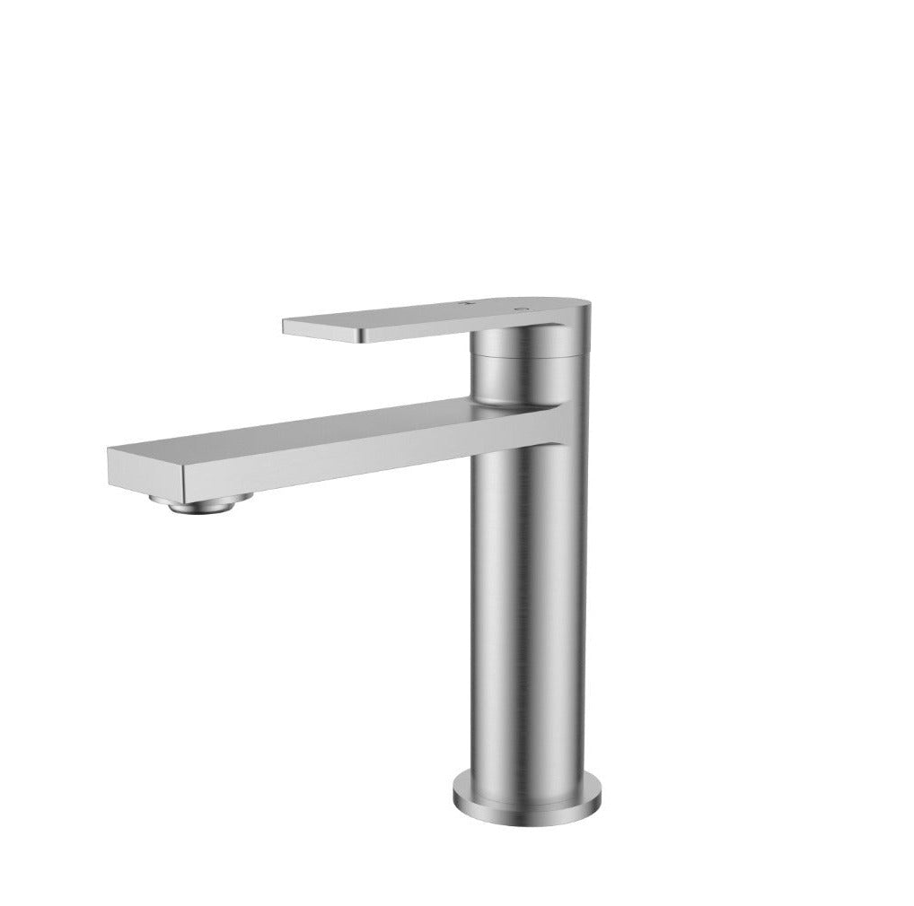 INDUSTRIE III  Slimline Short Basin Mixer - Available in 5 Colours