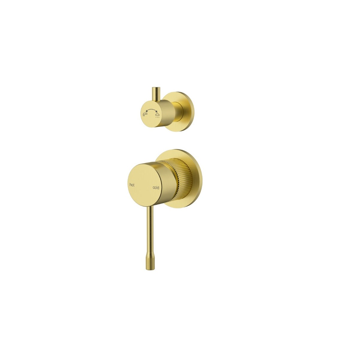 Luxe Slimline Wall Mixer with Diverter TRIM KIT ONLY No Backing Plate - Available in 4 Colours