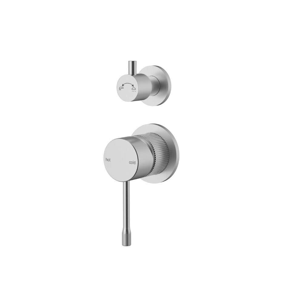 Luxe Slimline Wall Mixer with Diverter TRIM KIT ONLY No Backing Plate - Available in 4 Colours