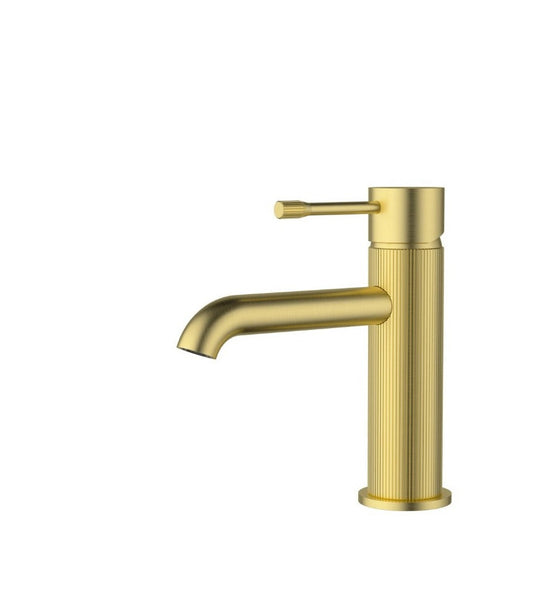 Luxe - Designer Curve Short Basin Mixer - Available in 4 Colours