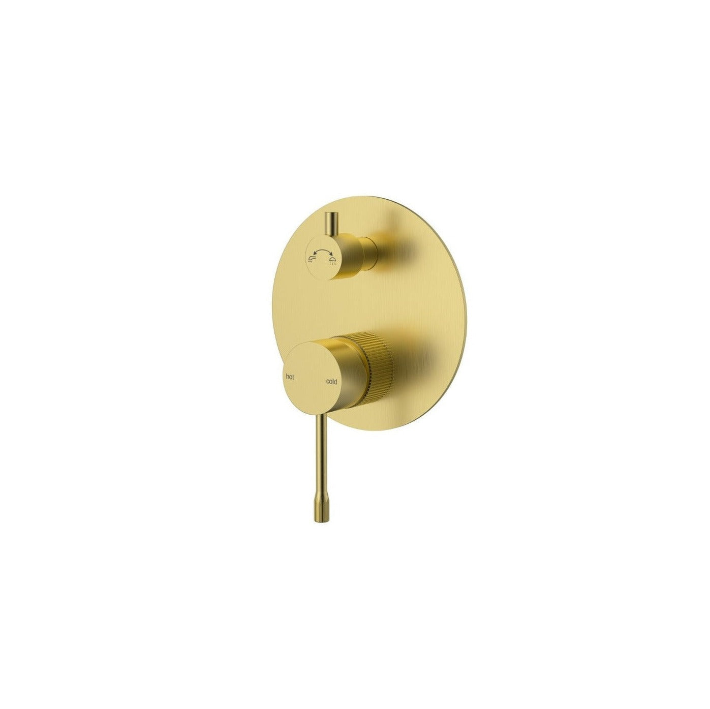 Luxe Slimline Wall Mixer with Diverter TRIM KIT ONLY  With Backing Plate - Available in 4 Colours