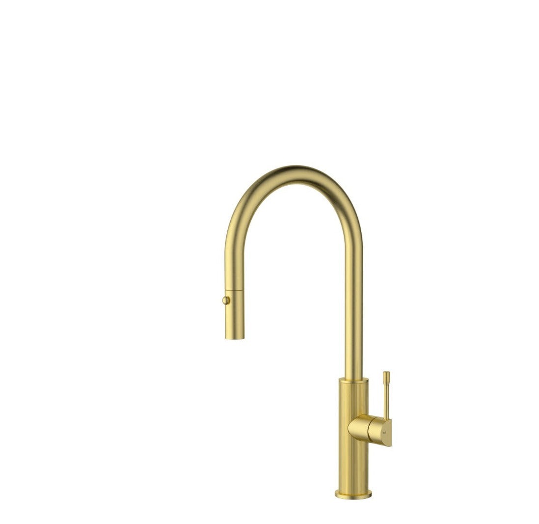 Luxe - Designer Gooseneck Kitchen &/or Laundry Mixer Tap - Available in 4 Colours