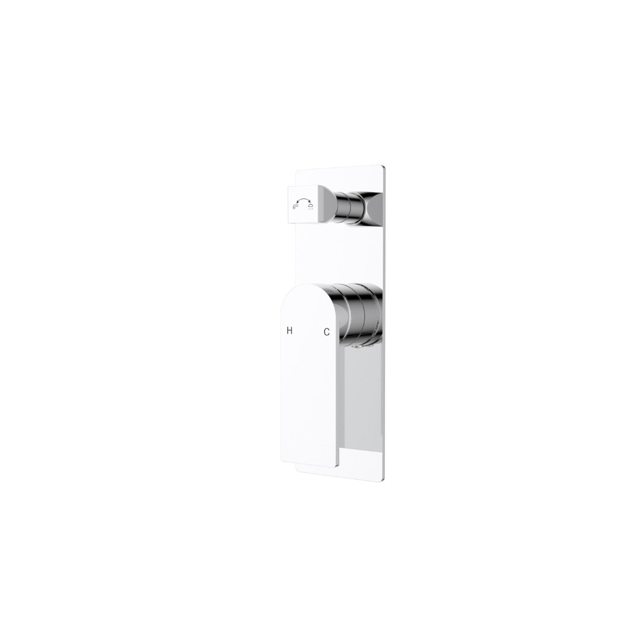 INDUSTRIE III  Slimline Wall with Diverter Mixer - Available in 5 Colours