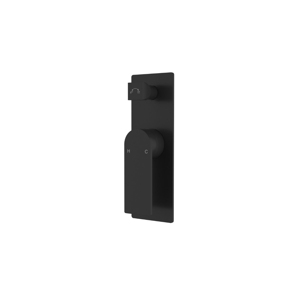 INDUSTRIE III  Slimline Wall with Diverter Mixer - Available in 5 Colours