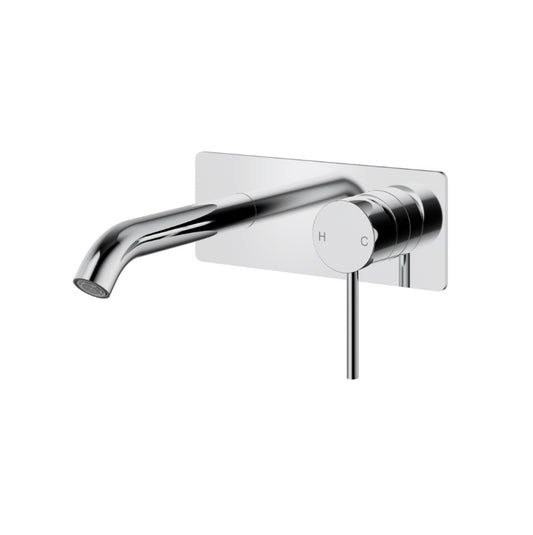 Nouveau 180mm Wall Mixer & Spout Trim Kit - Available in 6 colours