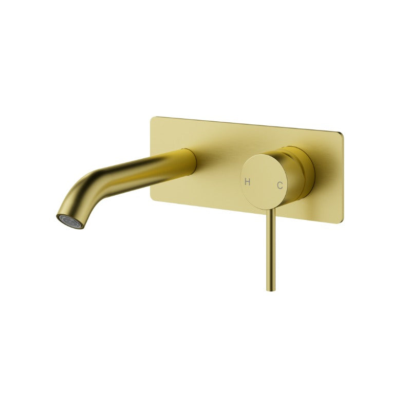Nouveau 180mm Wall Mixer & Spout Trim Kit - Available in 6 colours