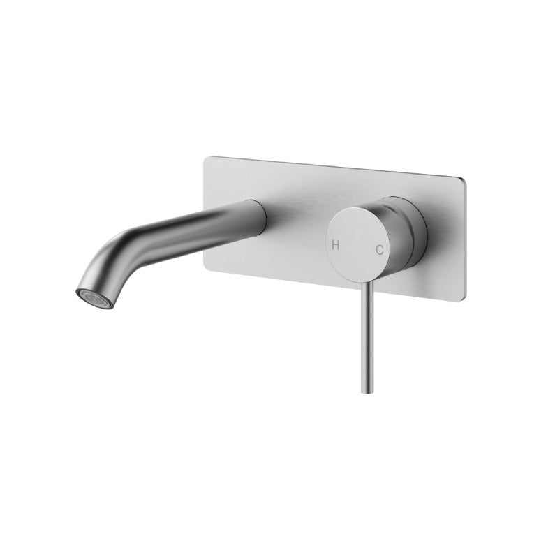 Nouveau 180mm Wall Mixer & Spout Trim Kit - Available in 6 colours
