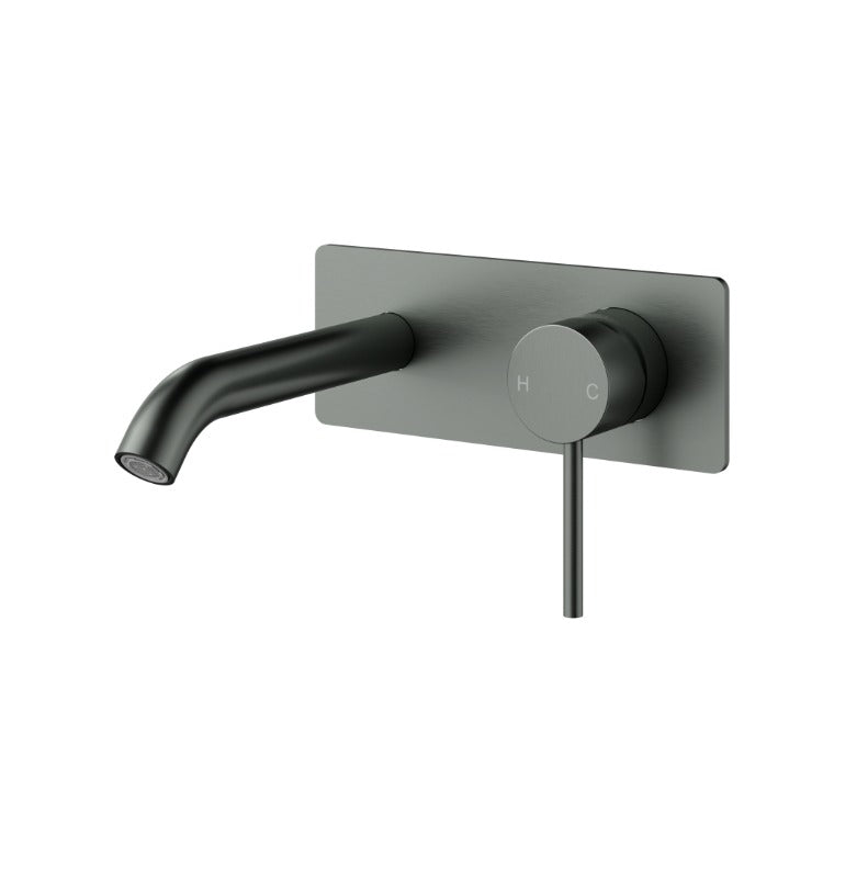 Nouveau 180mm Wall Mixer & Spout Trim Kit - Available in 6 colours