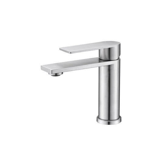 BOSTON SQUARE CURVE Short Basin Mixer - Available in 5 Colours