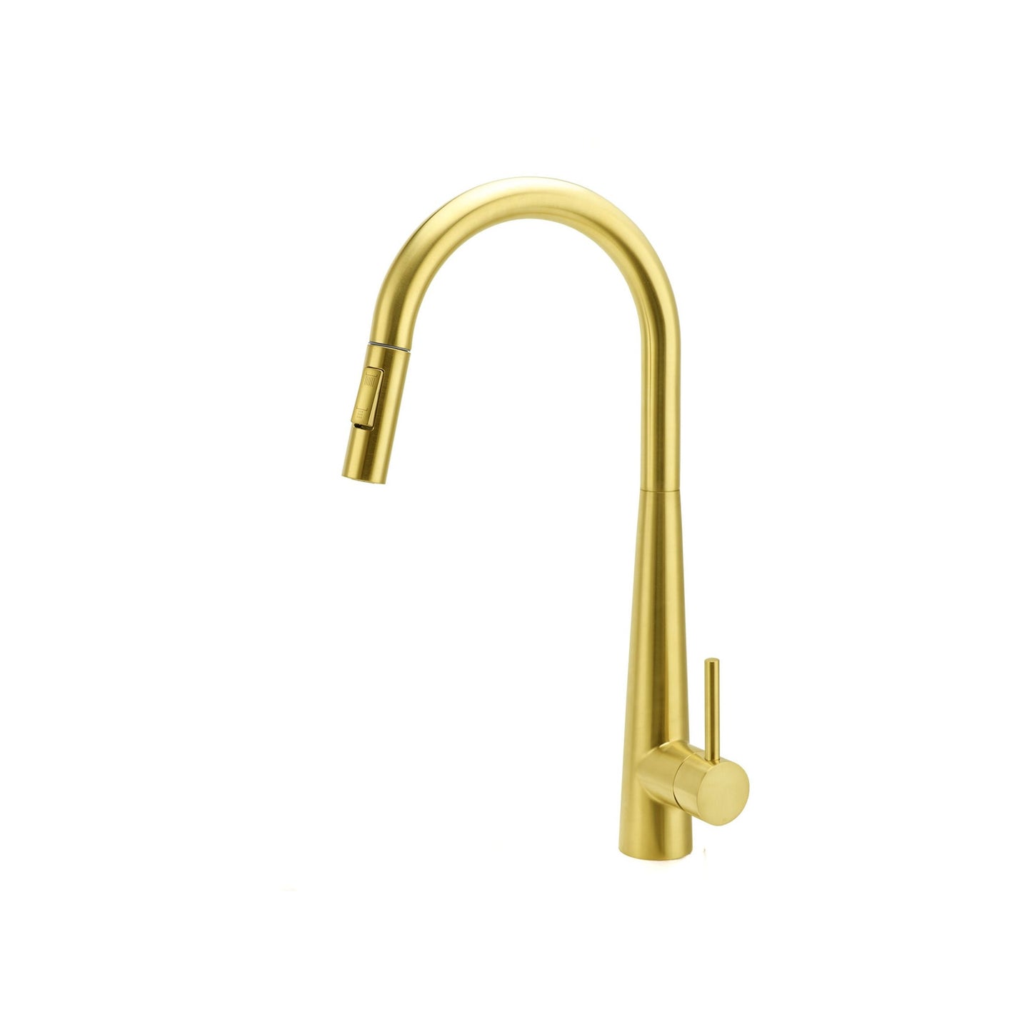 PIN GOOSENECK SPRAY PULL DOWN  Round Mixer - Available in 5 Colours