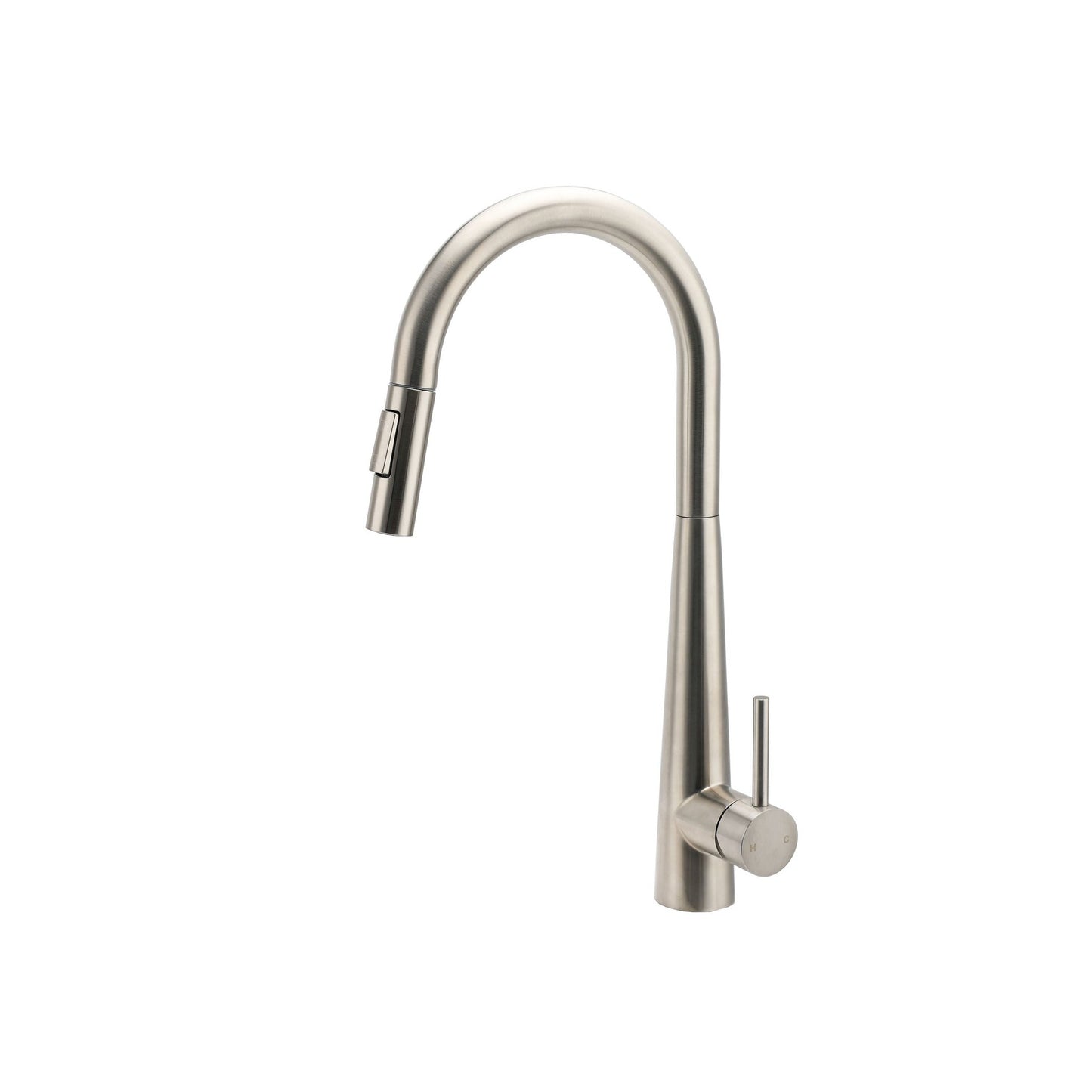 PIN GOOSENECK SPRAY PULL DOWN  Round Mixer - Available in 5 Colours