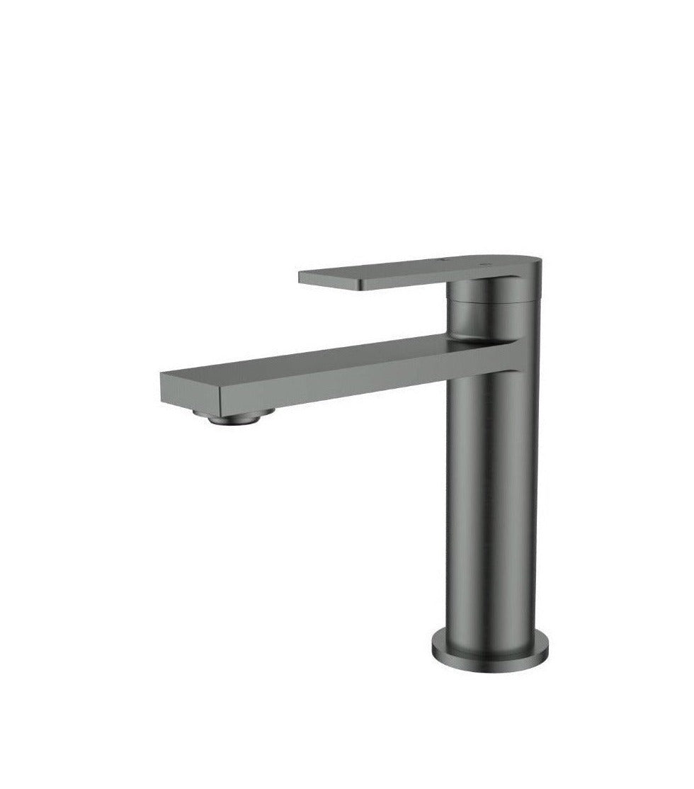 INDUSTRIE III  Slimline Short Basin Mixer - Available in 5 Colours