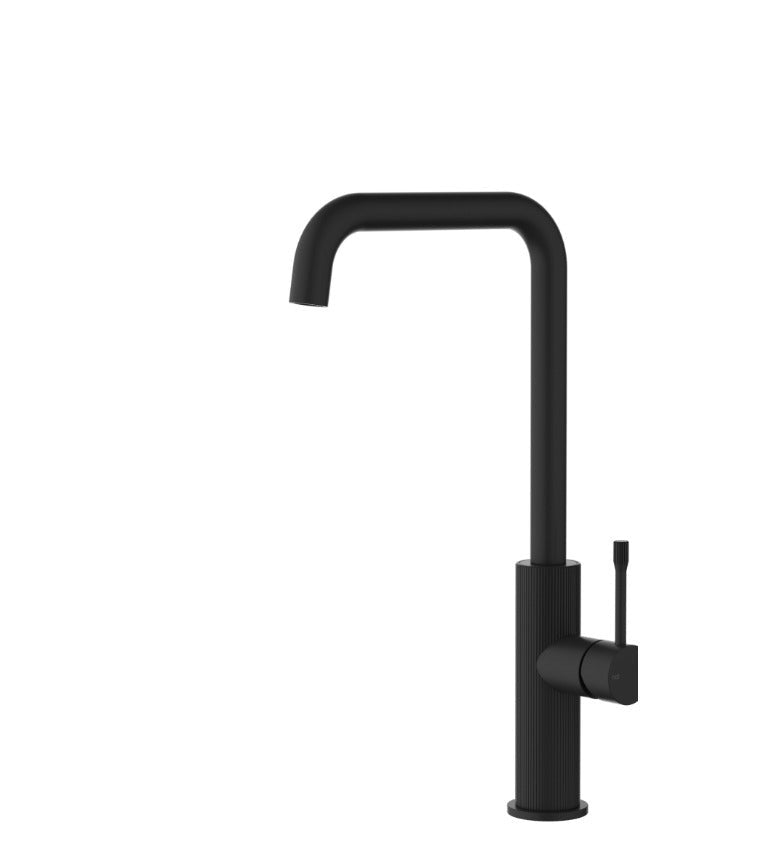 Luxe - Designer Curve Squared Kitchen &/or Laundry Mixer Tap  - Available in 4 Colours