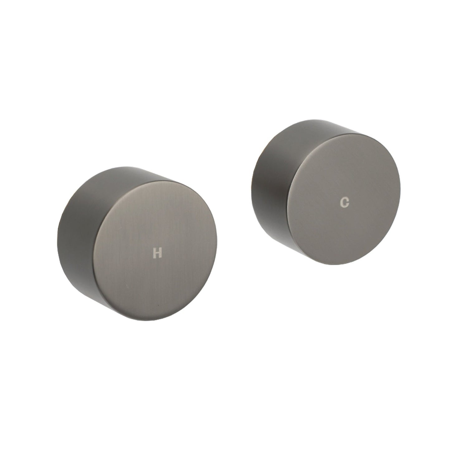 Round Hot & Cold 1/4 Turn Handles - Available in 5 Colours