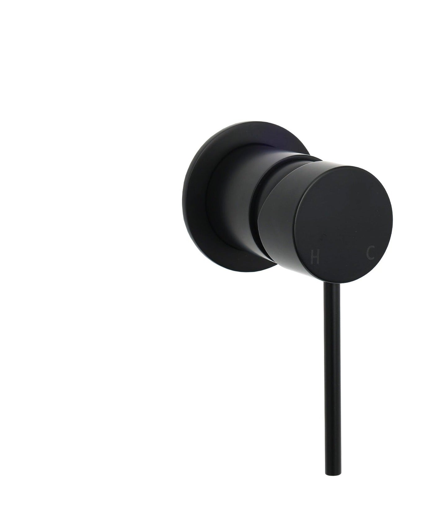 Round Wall Mixer 60mm Backing Plate  - Available in 5 Colours