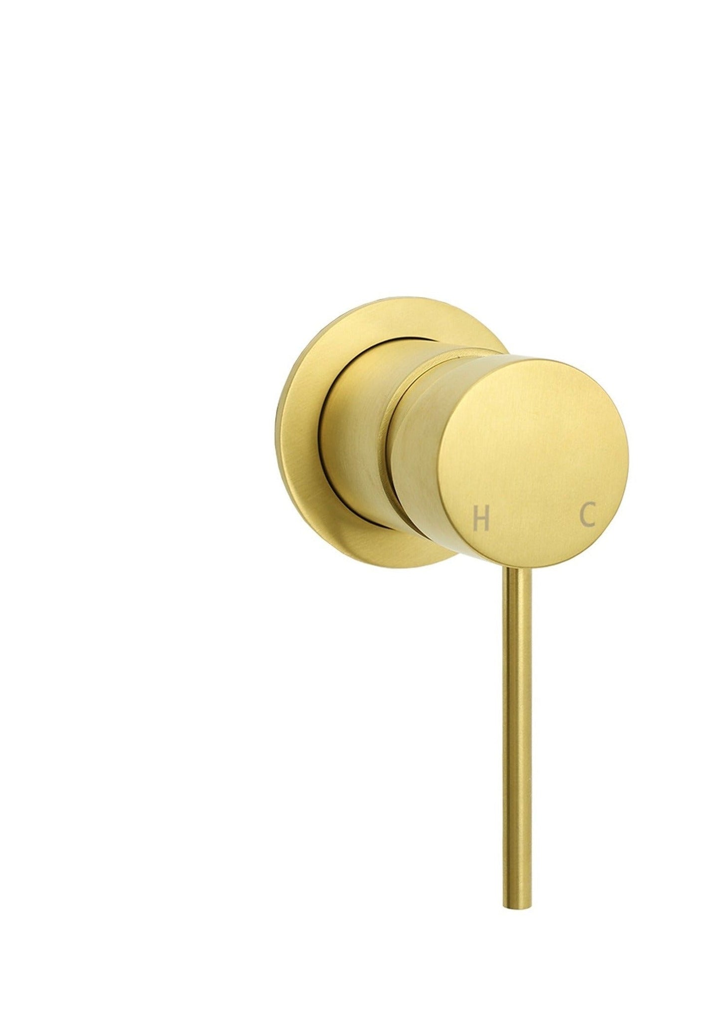 Round Wall Mixer 60mm Backing Plate  - Available in 5 Colours