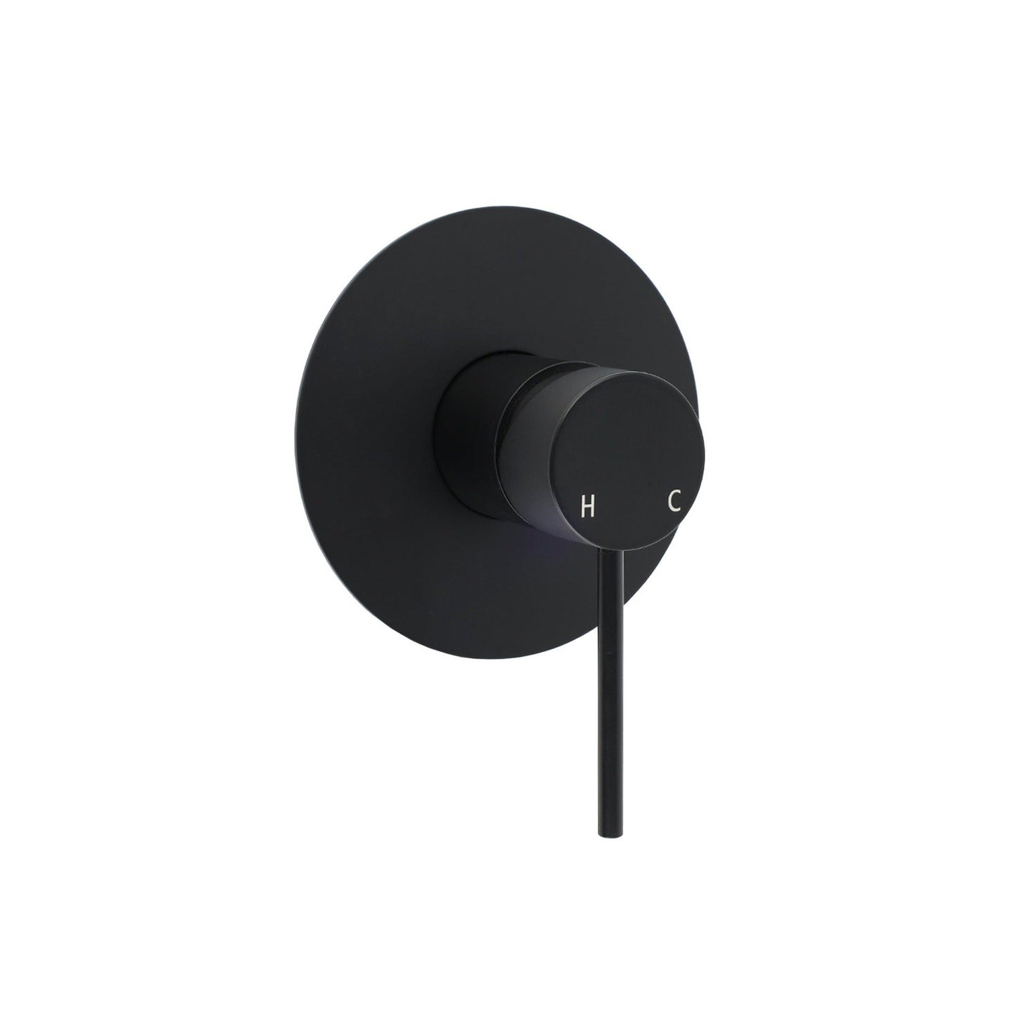 Round Wall Mixer 125mm Backing Plate - Available in 5 Colours