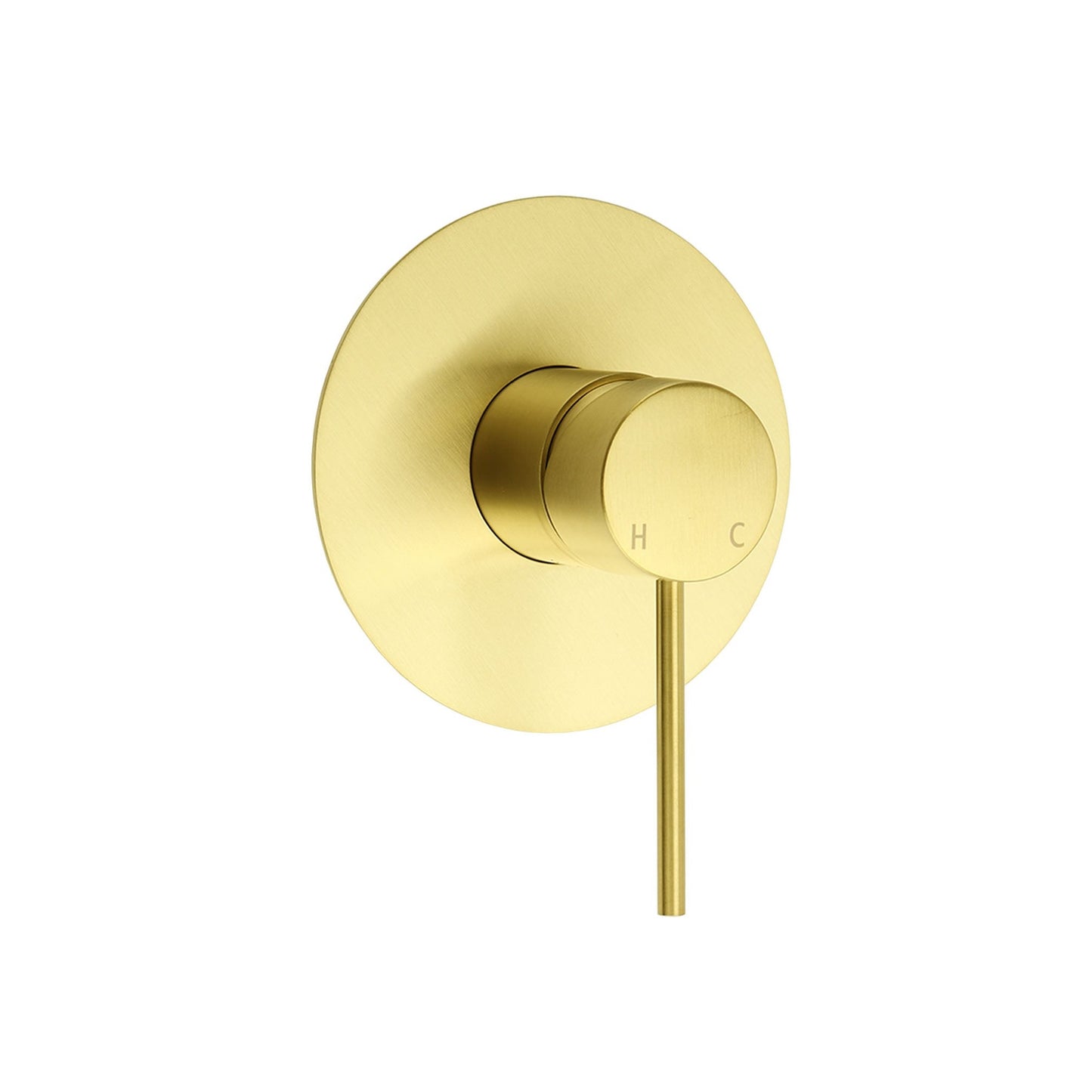 Round Wall Mixer 125mm Backing Plate - Available in 5 Colours