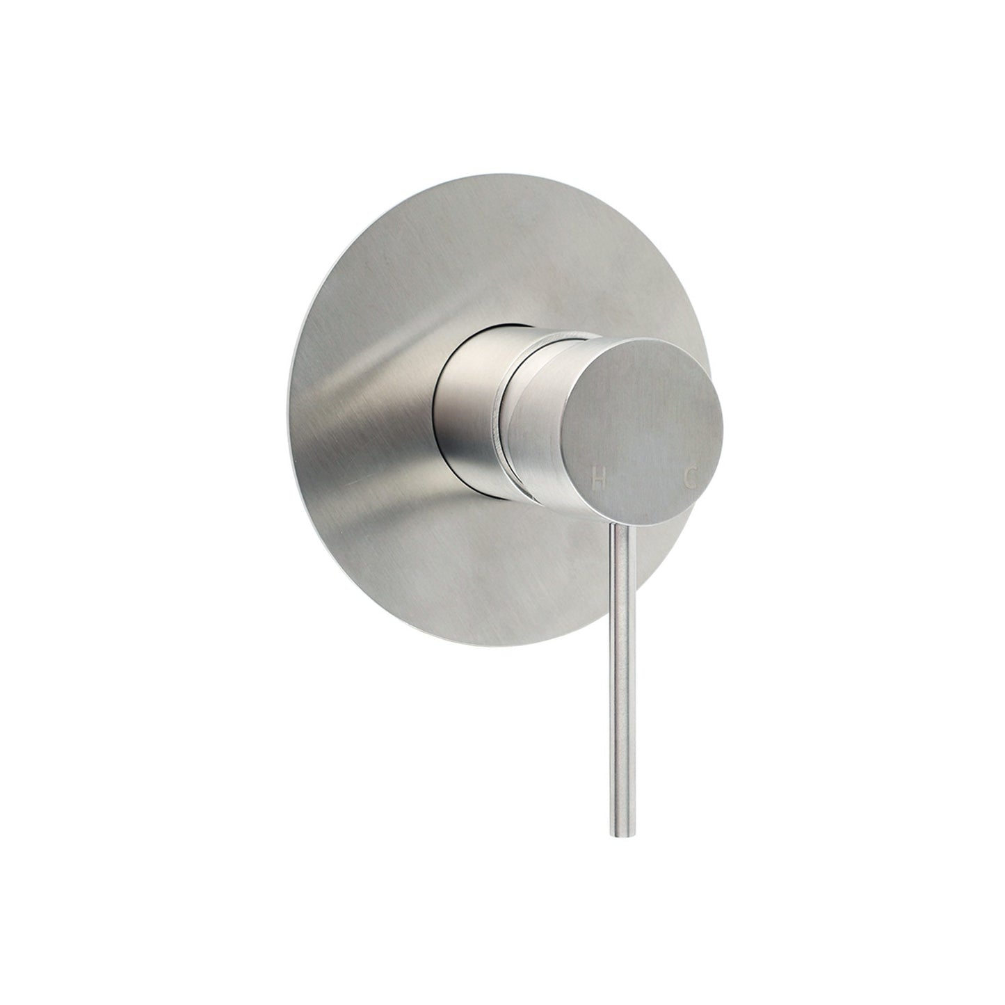 Round Wall Mixer 125mm Backing Plate - Available in 5 Colours