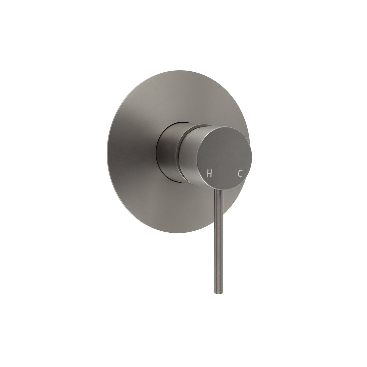 Round Wall Mixer 125mm Backing Plate - Available in 5 Colours
