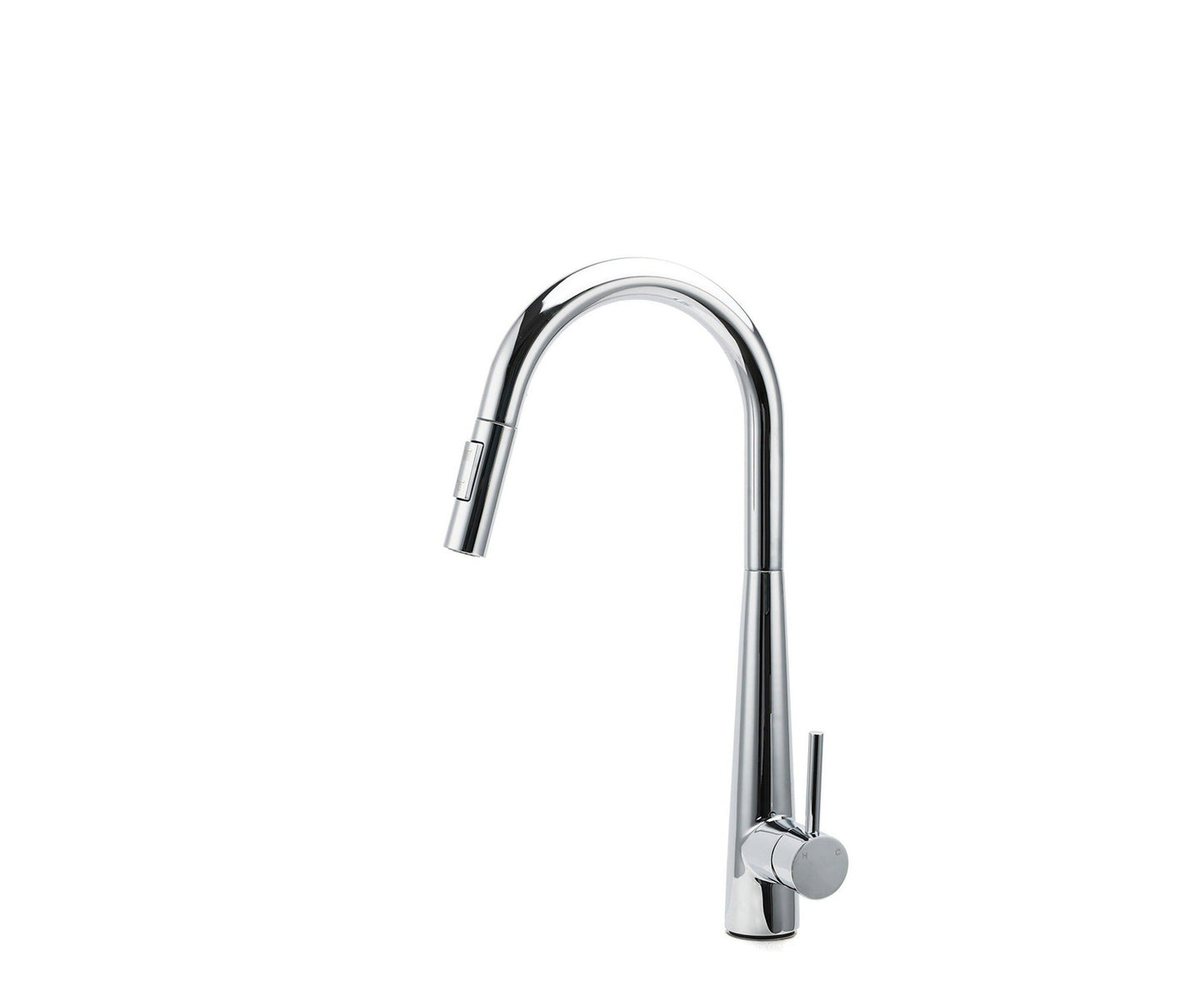 PIN GOOSENECK SPRAY PULL DOWN  Round Mixer - Available in 5 Colours