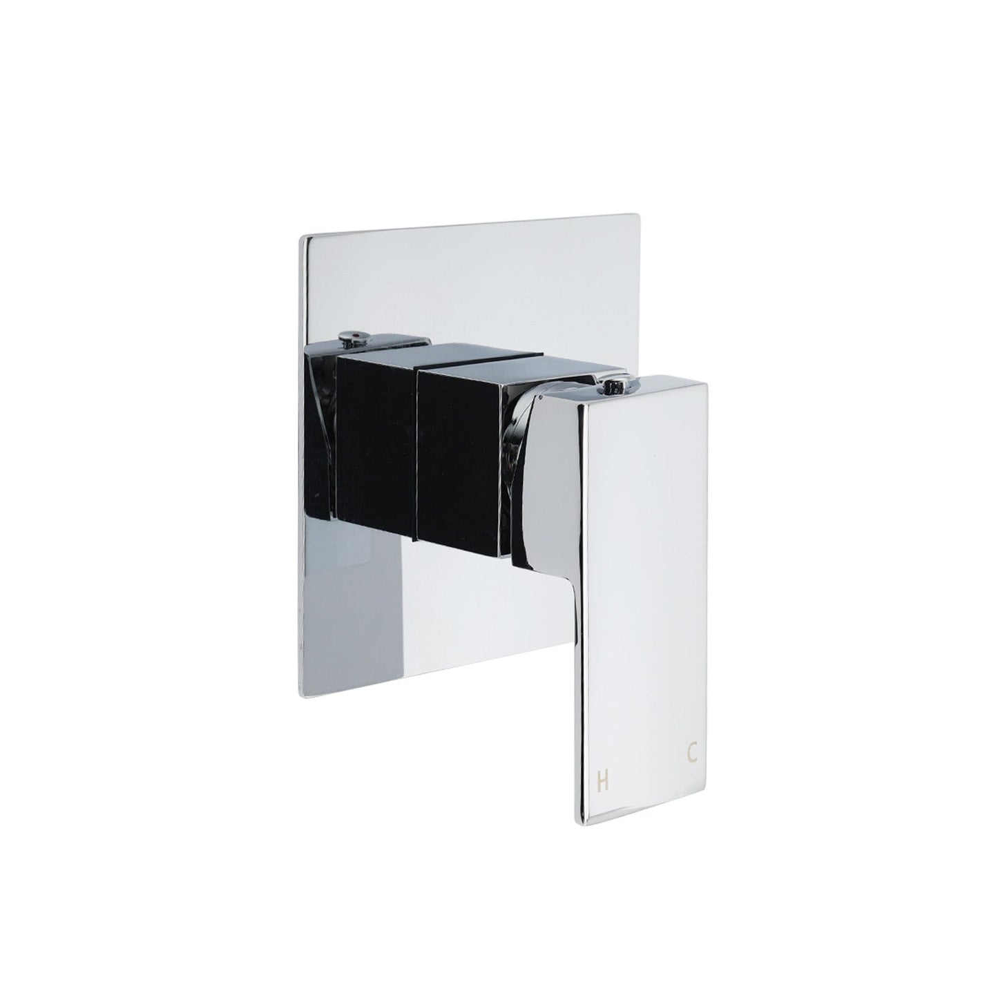 Square Wall Mixer 110mm Backing Plate  - Available in 5 Colours