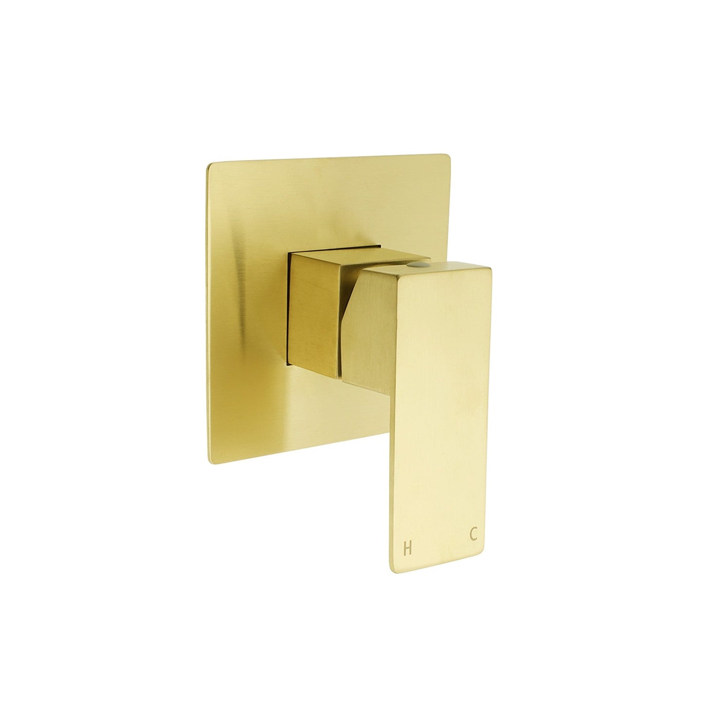 Square Wall Mixer 110mm Backing Plate  - Available in 5 Colours