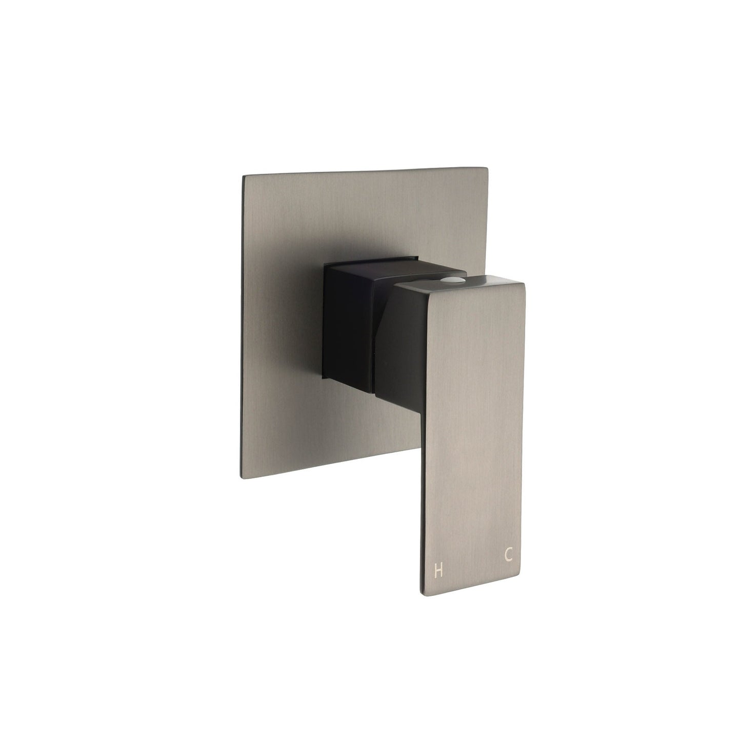 Square Wall Mixer 110mm Backing Plate  - Available in 5 Colours