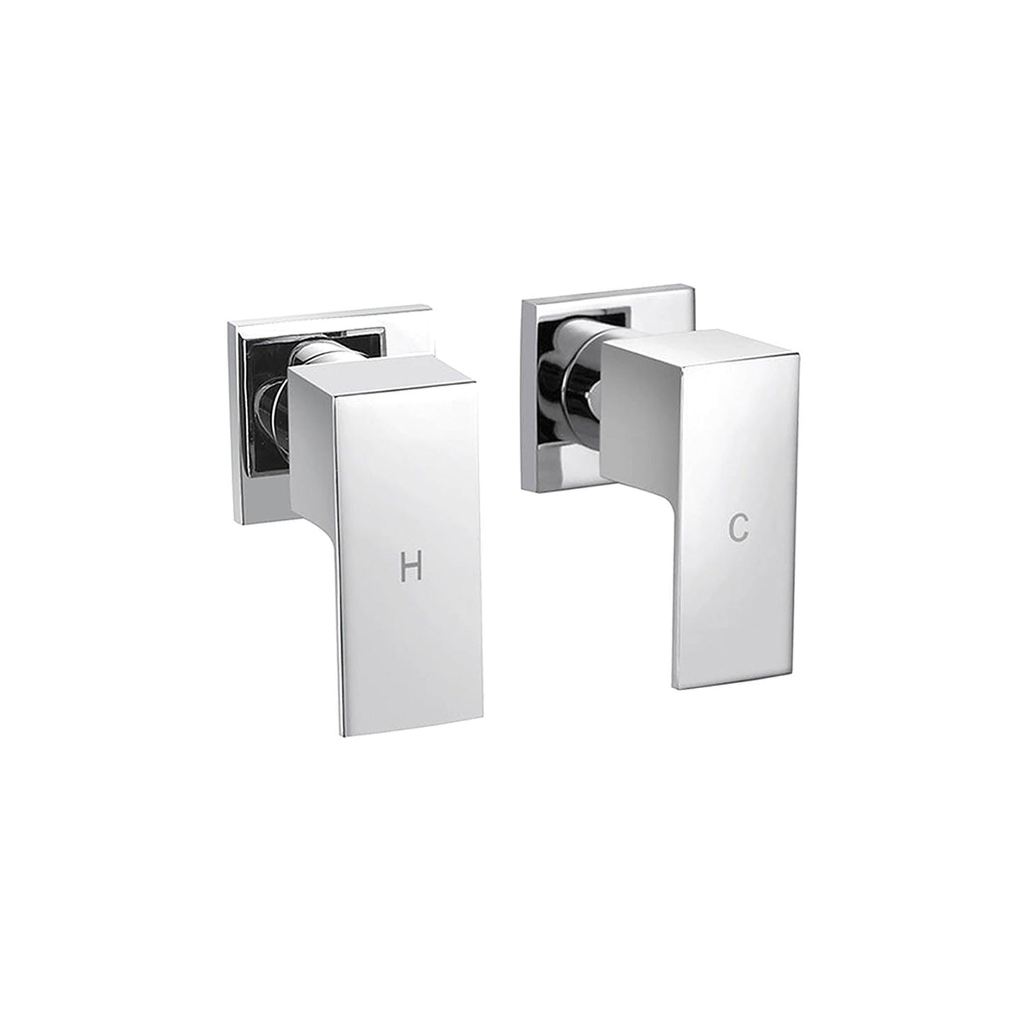 Twin Square hot & cold 1/4 Turn Tapware Handles - Available in 5 Colours