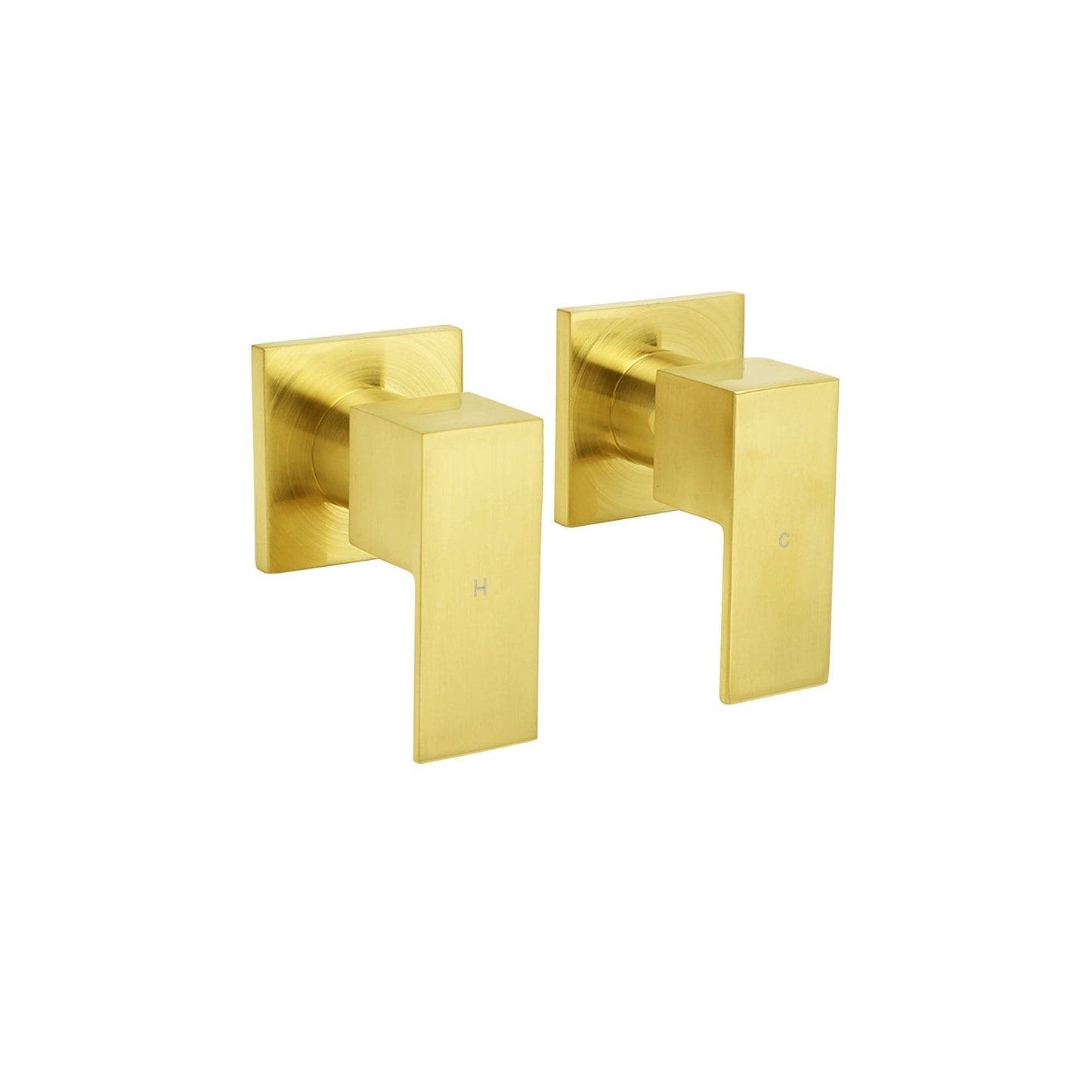 Twin Square hot & cold 1/4 Turn Tapware Handles - Available in 5 Colours