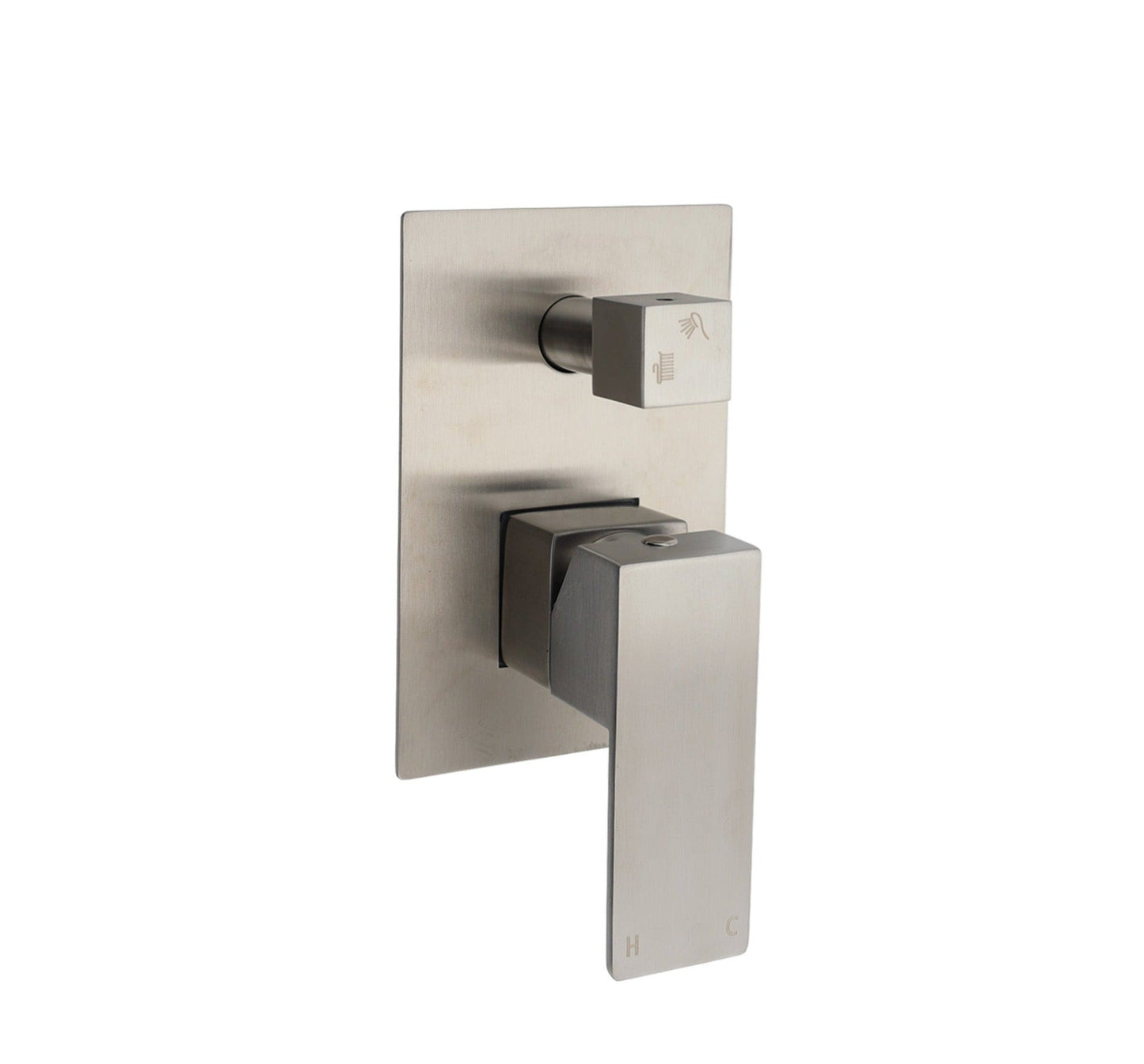 Square Wall Mixer with Diverter - Available in 5 Colours