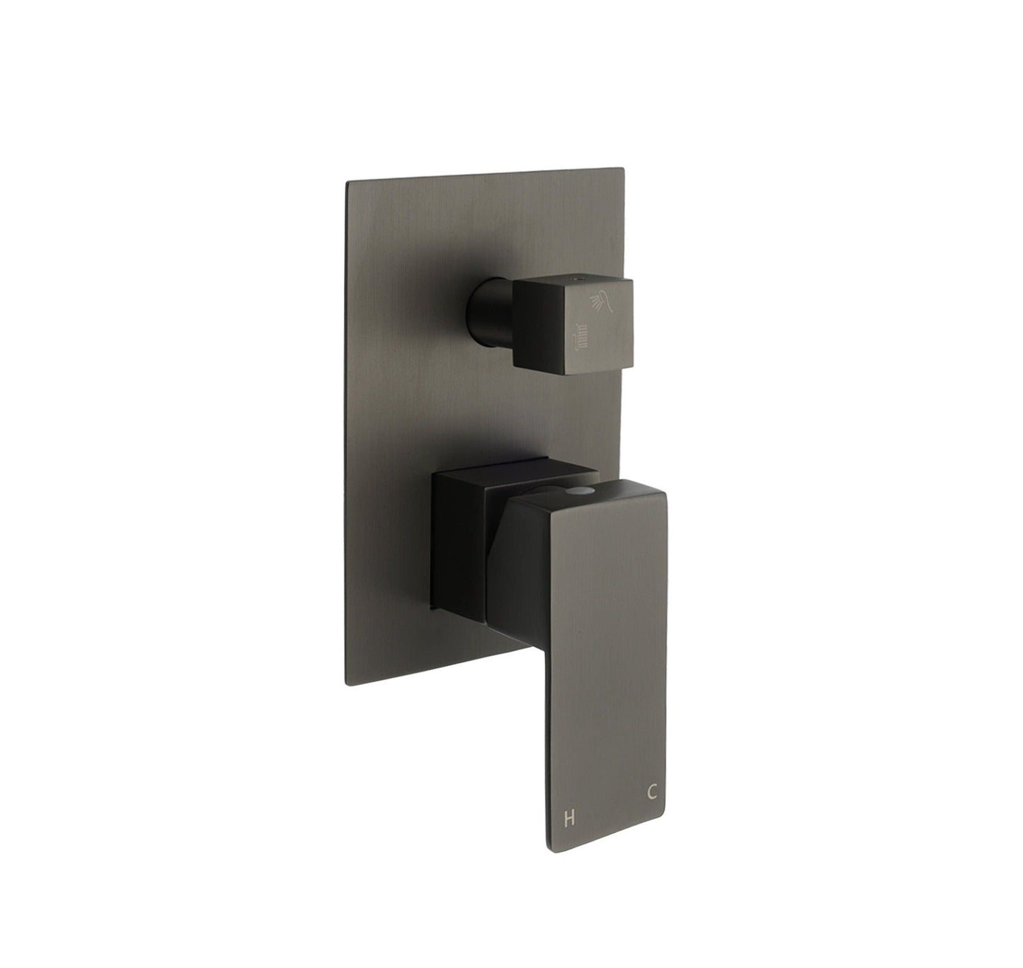 Square Wall Mixer with Diverter - Available in 5 Colours