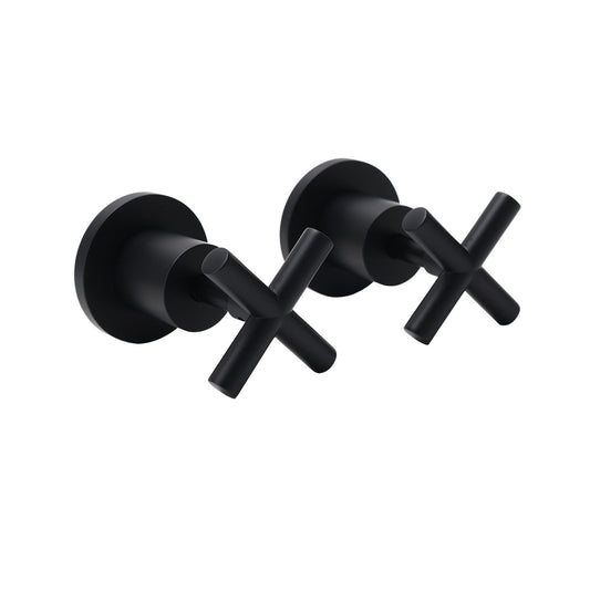 Cross Hot & Cold 1/4 Turn Tapware Handles - Available in 5 Colours