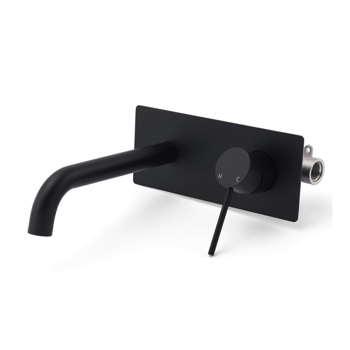 Round Pin Wall Mixer with Spout - Available in 5 Colours
