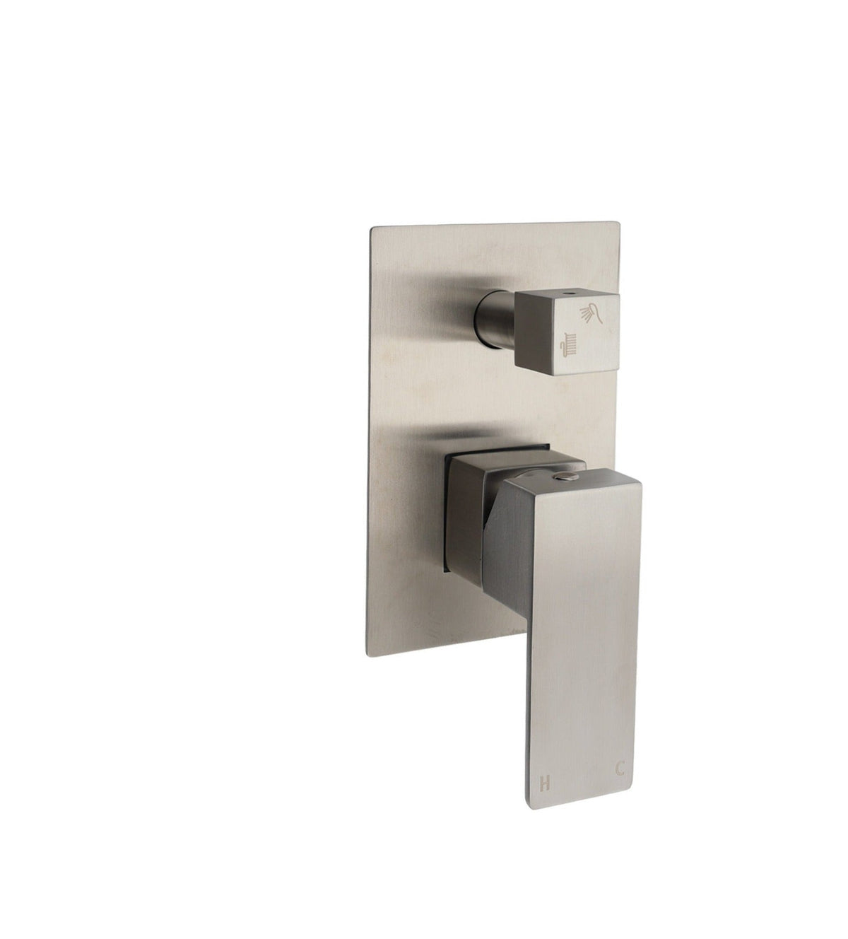 Square Wall Mixer with Diverter - Available in 5 Colours