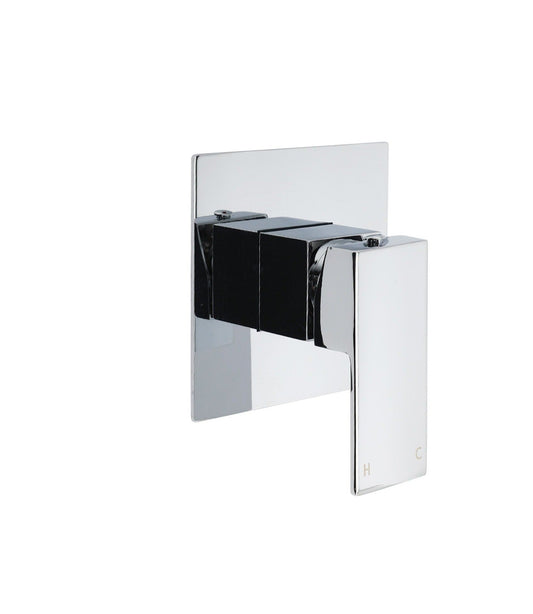 Square Wall Mixer 110mm Backing Plate  - Available in 5 Colours