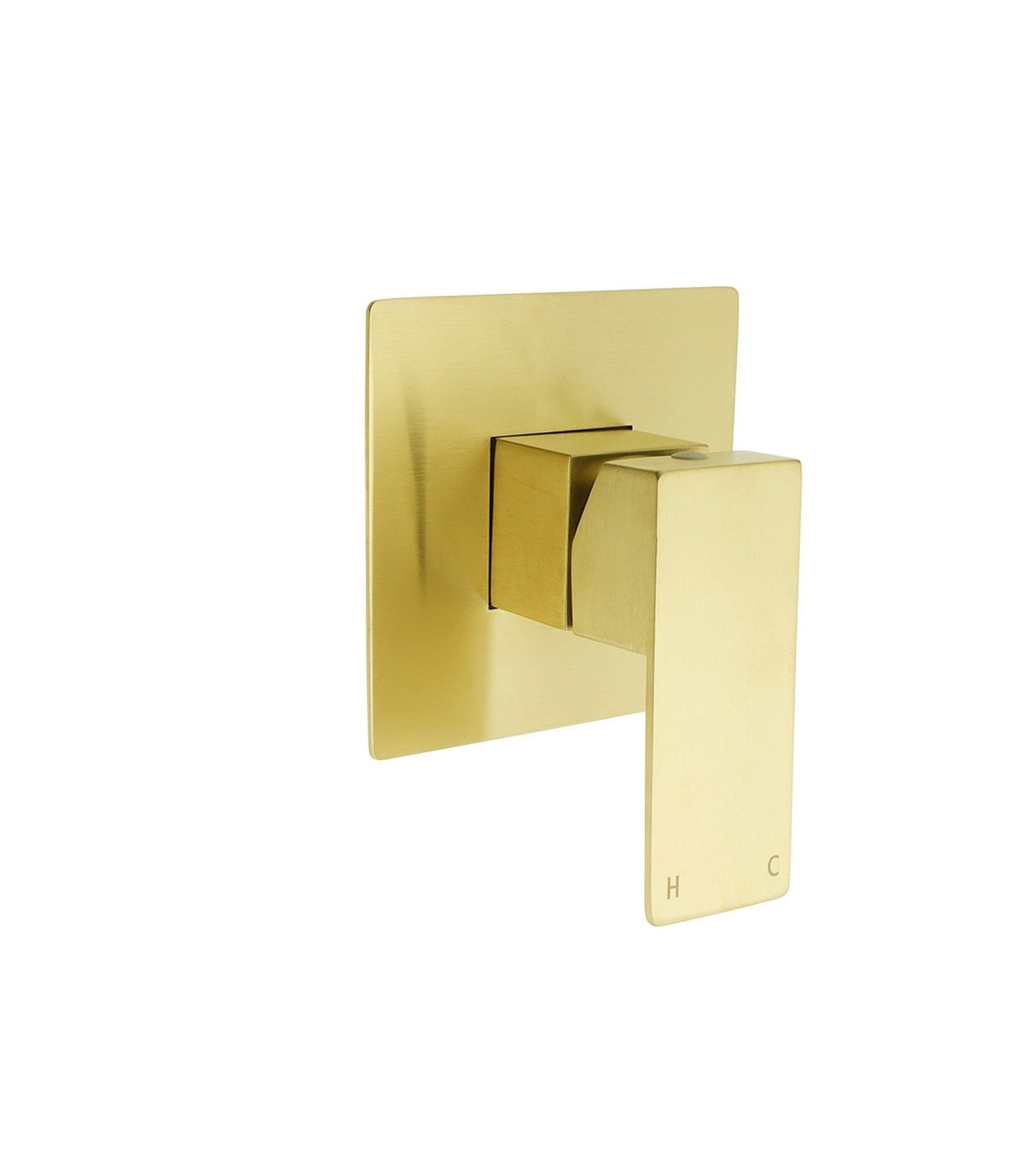 Square Wall Mixer 110mm Backing Plate  - Available in 5 Colours
