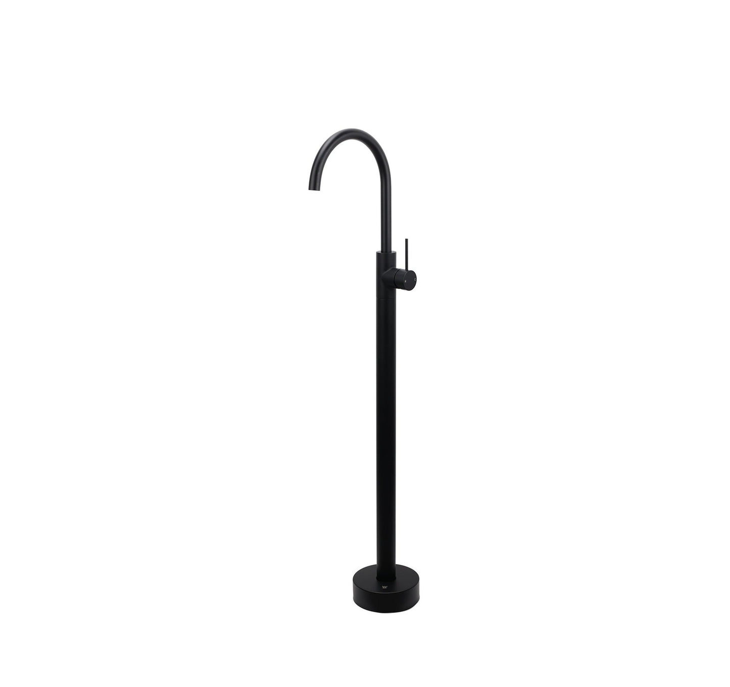 Round Gooseneck Freestanding Bath Outlet Spout  - Available in 4 Colours
