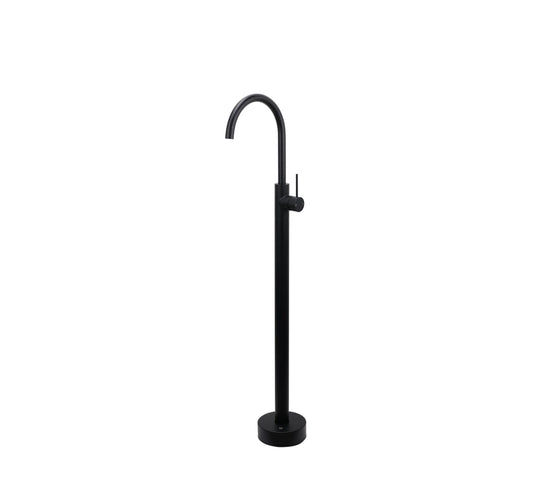 Round Gooseneck Freestanding Bath Outlet Spout  - Available in 4 Colours