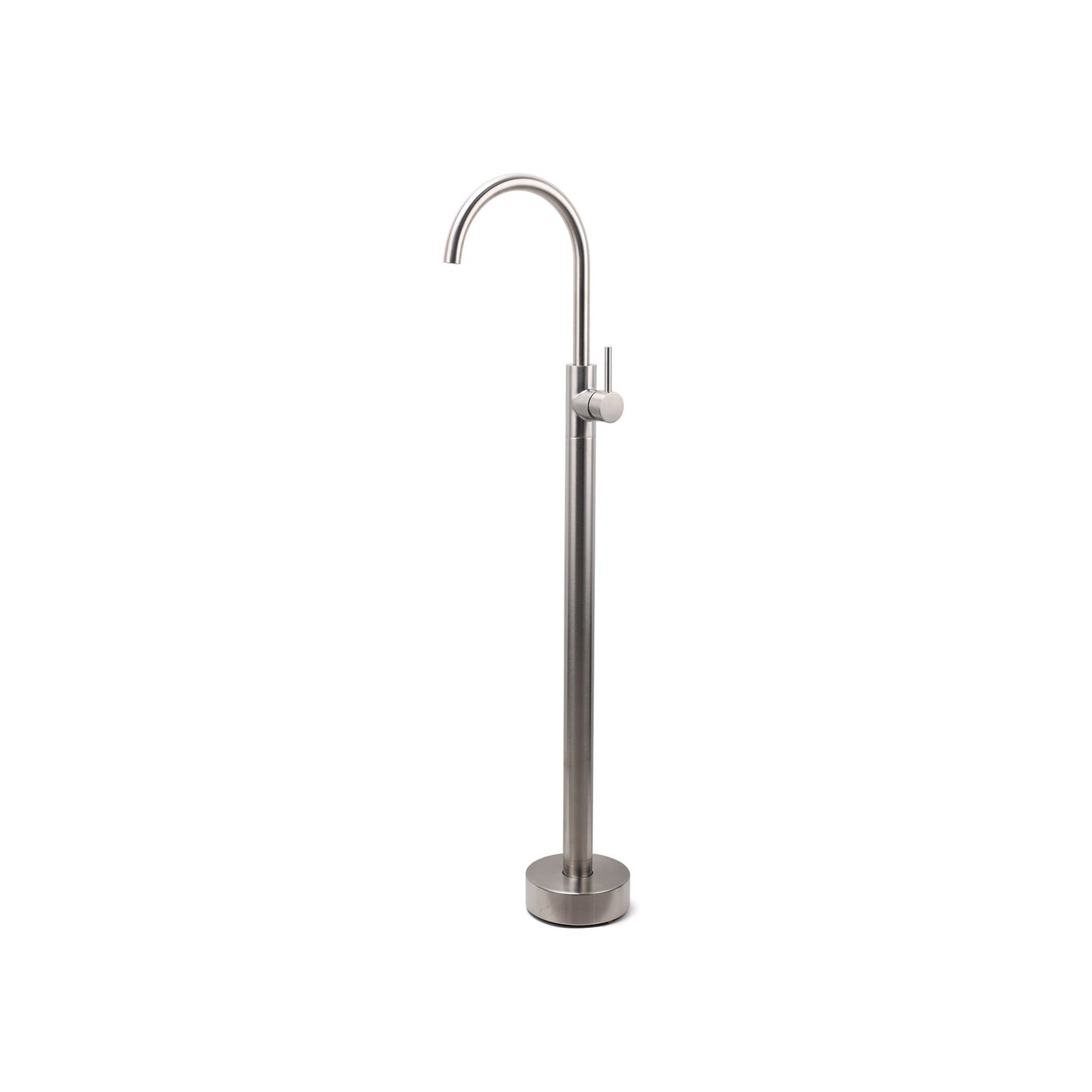 Round Gooseneck Freestanding Bath Outlet Spout  - Available in 4 Colours